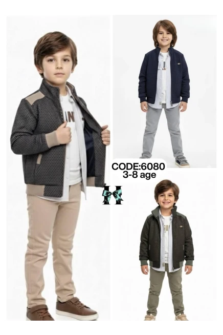 3-8 سنة صبي بدله ستره مع سروال