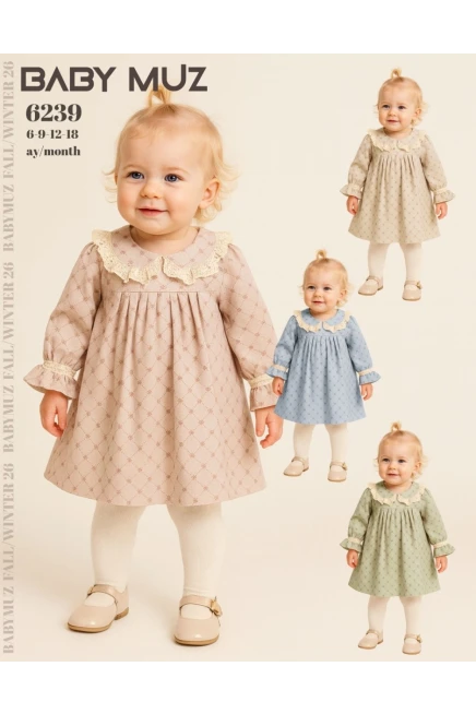 6-18 شهر فتاة فستان