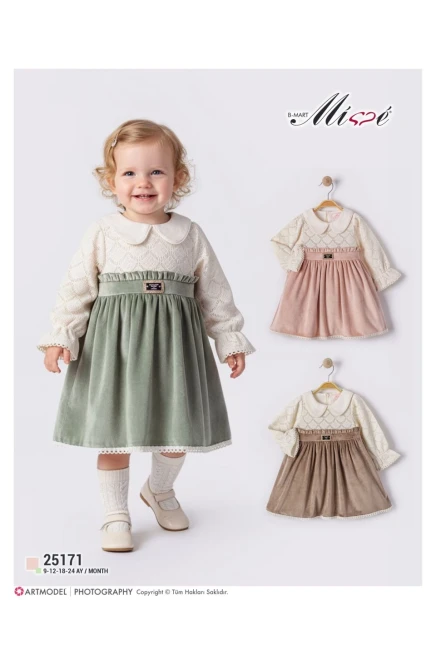 9-24 شهر فتاة فستان