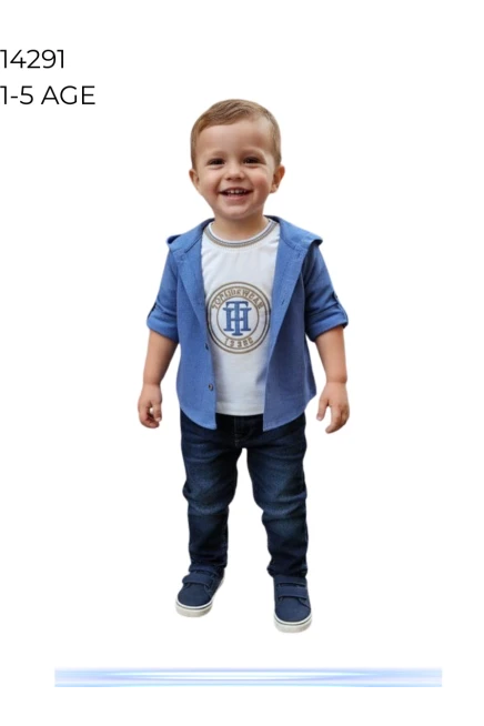 1-5 سنة صبي بدله قميص مع سروال