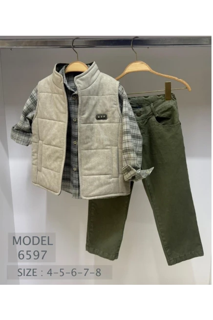 4-8 سنة صبي بدله جيله مع سروال