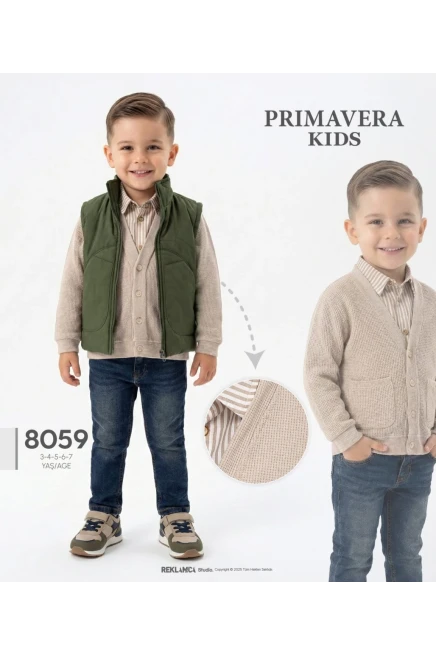 3-7 YEAR Boy PANT SUIT WITH VEST