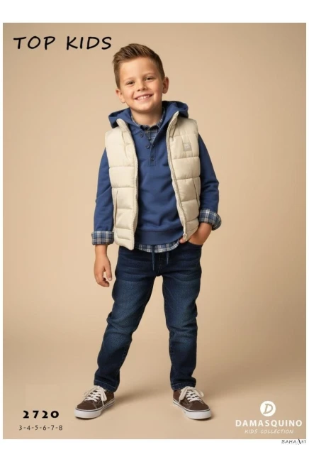 3-8 YEAR Boy PANT SUIT WITH VEST