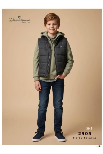 8-13 ГОДА мальчик Жилет брюки костюм