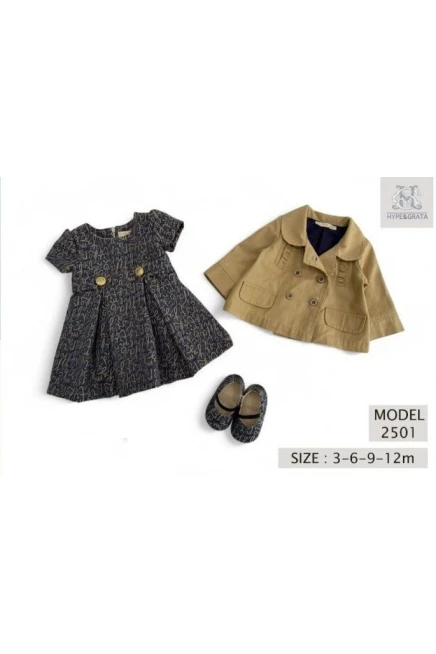 3-12 MONTH Girl DRESS WITH JACKET