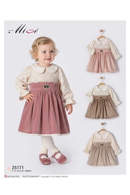 9-24 شهر فتاة فستان