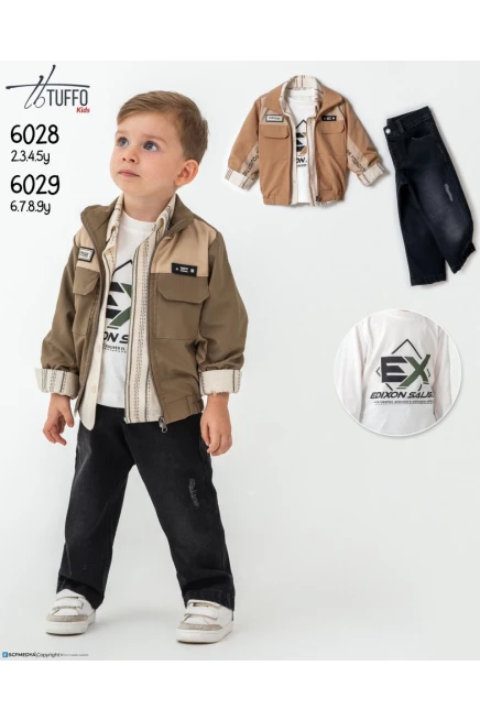 6-9 سنة صبي بدله ستره مع سروال