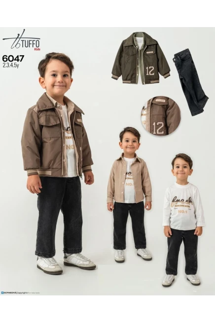 2-5 سنة صبي بدله ستره مع سروال