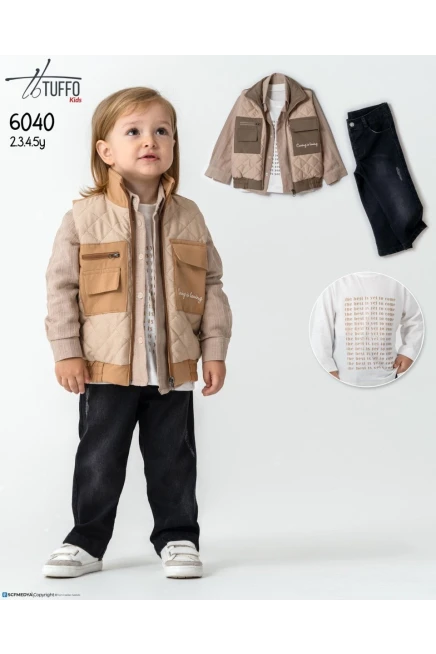 2-5 سنة صبي بدله جيله مع سروال