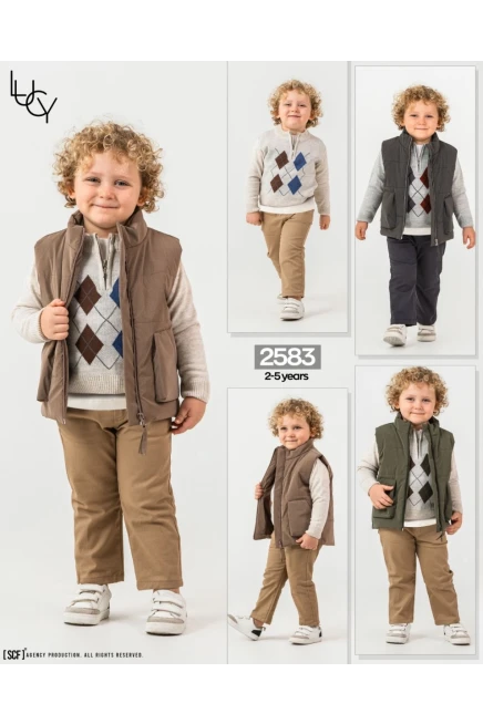 2-5 سنة صبي بدله جيله مع سروال