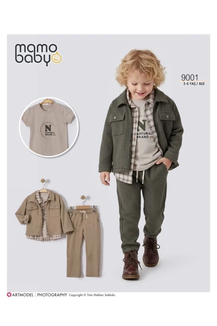 6-24 شهر صبي بدله ستره مع سروال