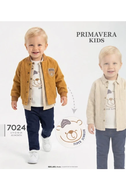 6-24 شهر صبي بدله ستره مع سروال