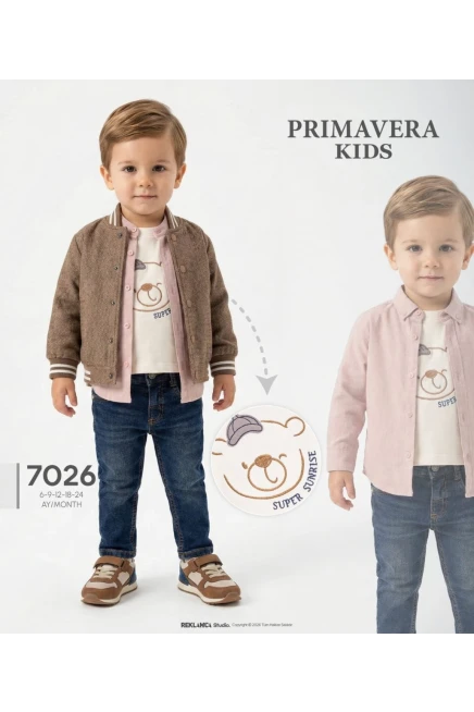 6-24 شهر صبي بدله ستره مع سروال