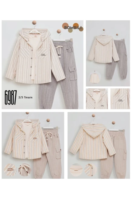 2-5 سنة صبي بدله ستره مع سروال