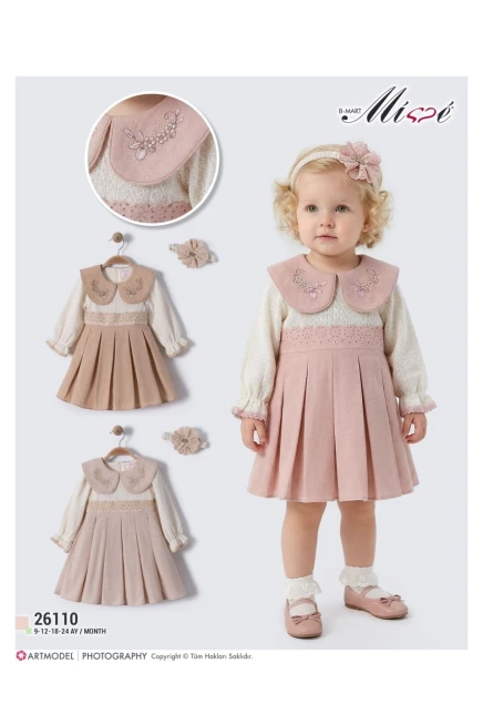 9-24 شهر فتاة فستان