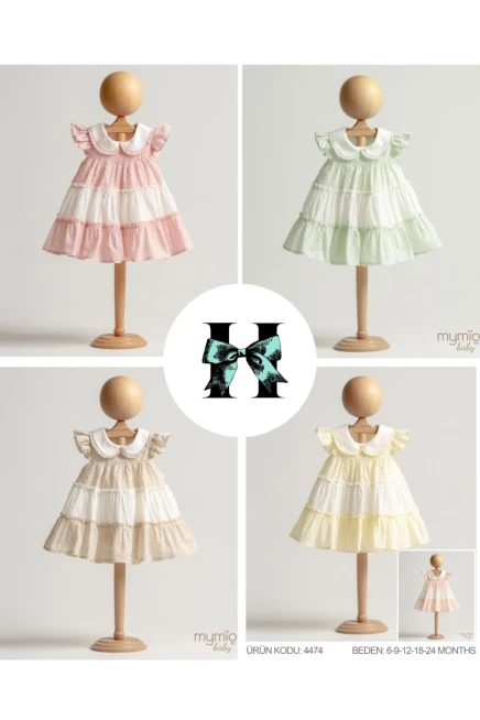 6-24 شهر فتاة فستان