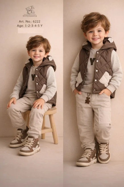 1-5 سنة صبي بدله ستره مع سروال