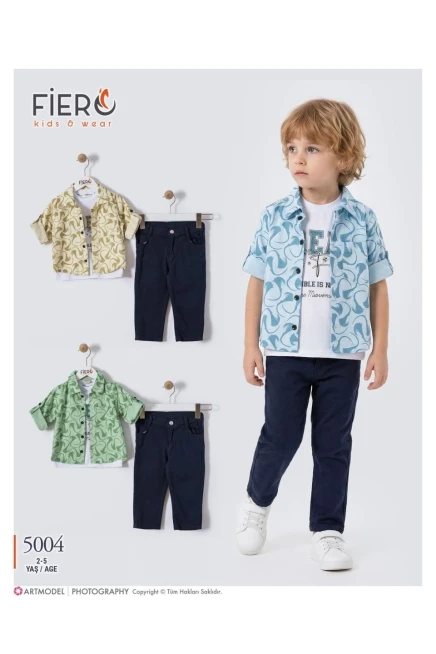 2-5 YEAR Boy LEGGING SET WITH SHIRT