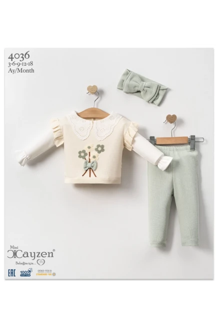 Bandalı Bluzlu Pantolonlu Takım