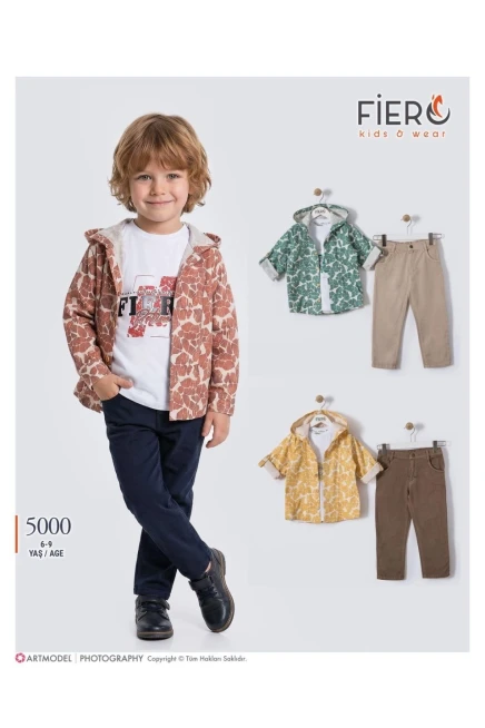 6-9 سنة صبي بدله ستره مع سروال