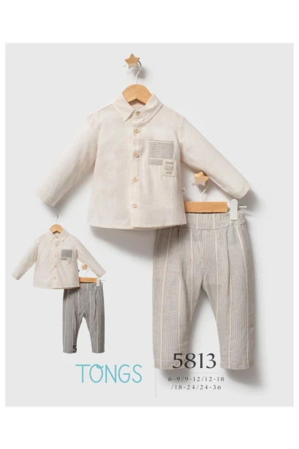 6-36 شهر صبي بدله قميص مع سروال