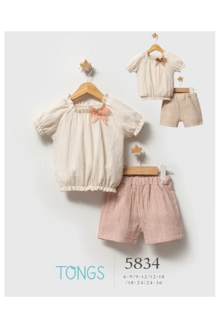 6-36 شهر فتاة بلوزة طقم شرط