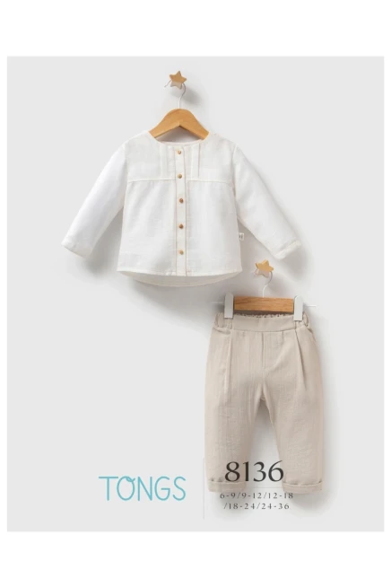 6-36 شهر صبي بدله قميص مع سروال