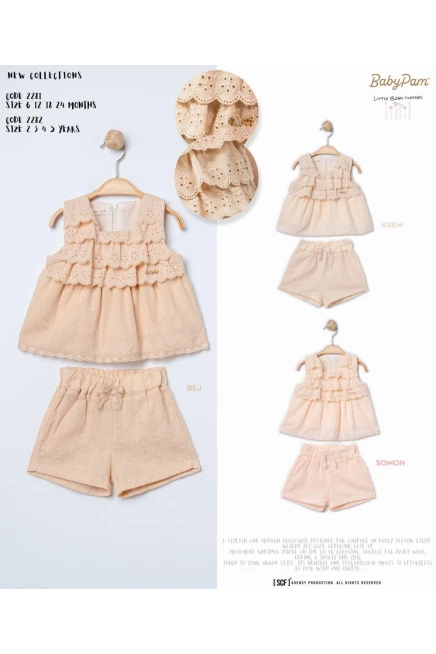 2-5 سنة فتاة بلوزة طقم شرط