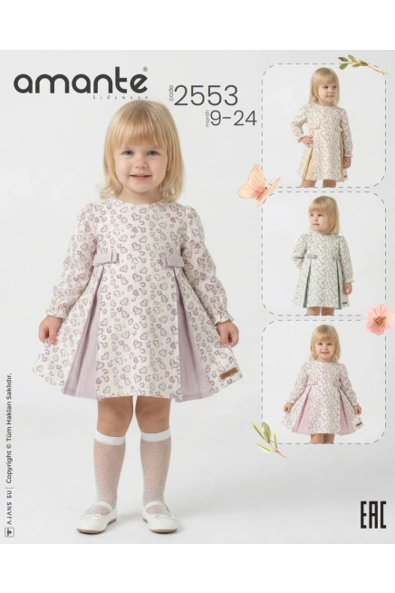 9-24 شهر فتاة فستان