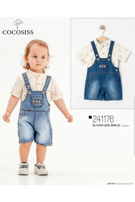 Gömlekli Kot Salopet Takım