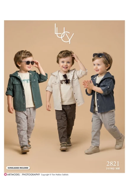 2-5 YEAR Boy PANT SUIT WITH SHIRT