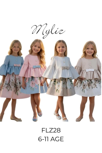 6-11 سنة فتاة فستان