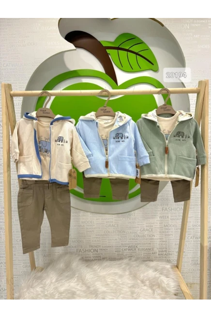 3-12 سنة صبي بدله ستره مع سروال