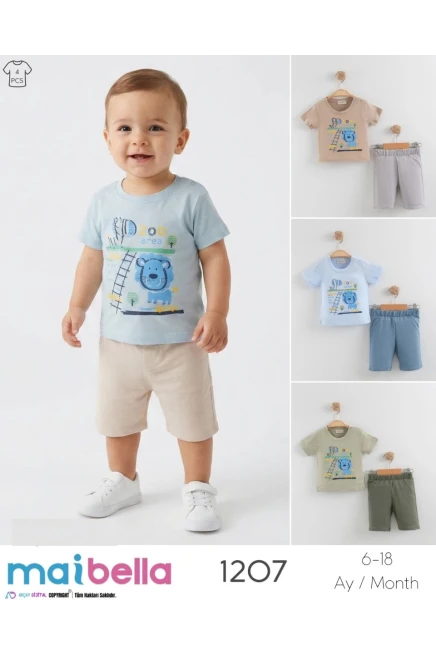 Tişörtlü Şort Takım