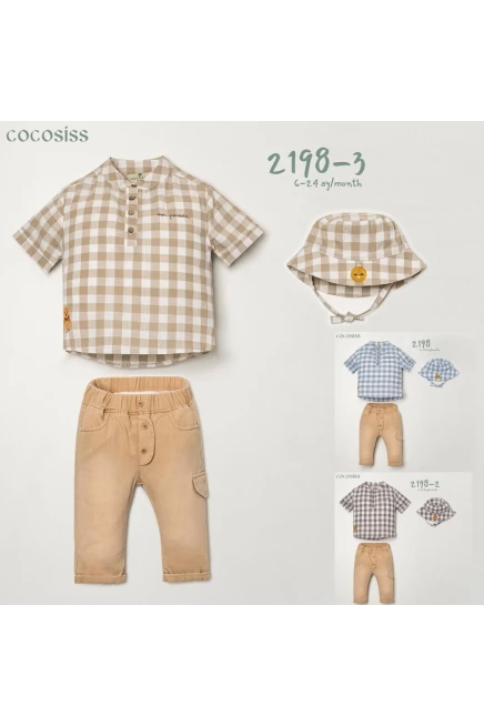 6-24 شهر صبي بدله قميص مع سروال