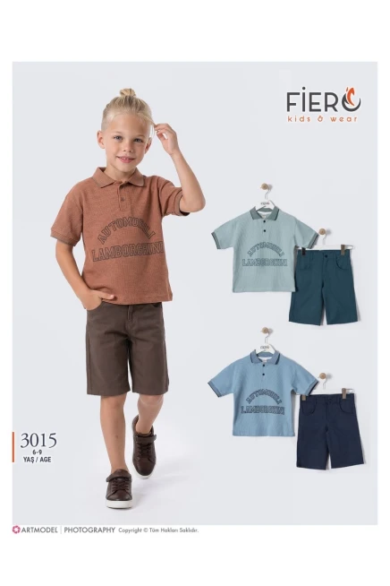 Tişörtlü Şort Takım