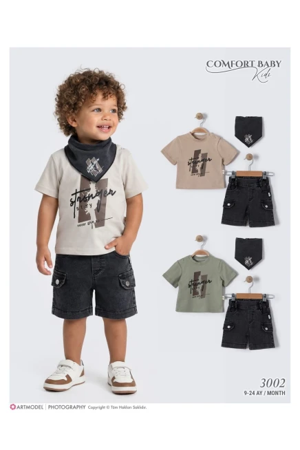 Tişörtlü Şort Takım