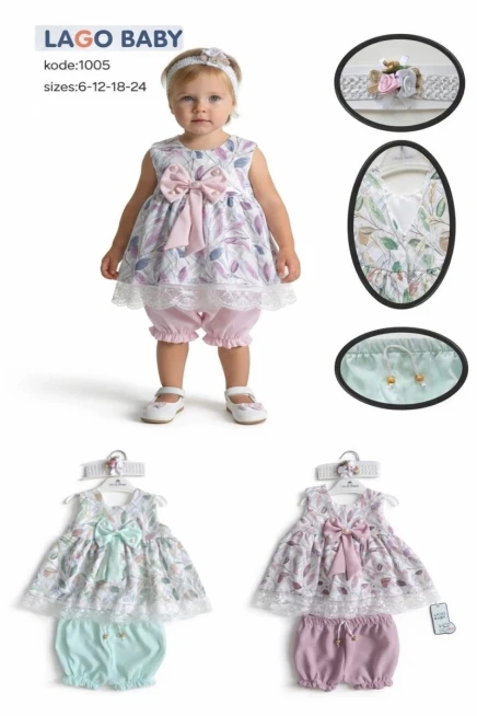 6-24 شهر فتاة بلوزة طقم شرط