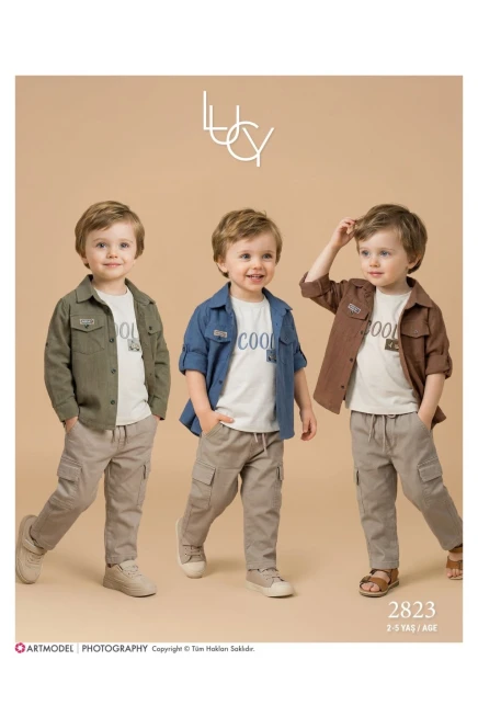 6-9 سنة صبي بدله قميص مع سروال