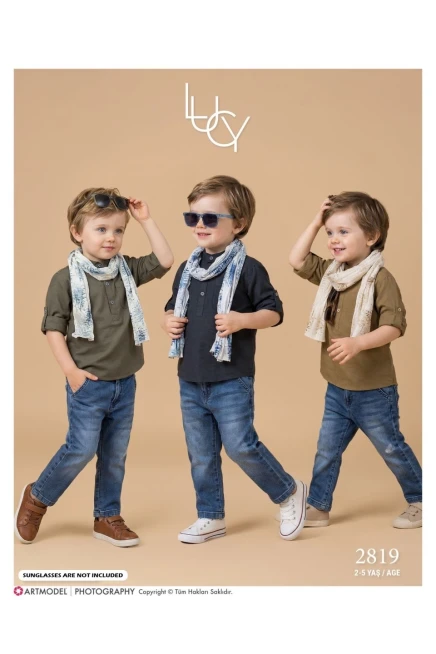 2-5 سنة صبي بدله قميص مع سروال