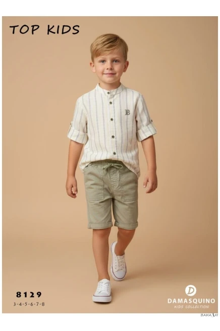 Gömlekli Şort Takım