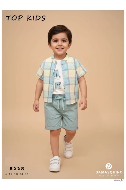 6-36 شهر صبي بدله قميص مع شورت