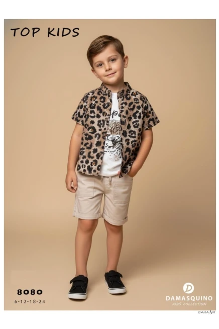 6-24 شهر صبي بدله قميص مع شورت