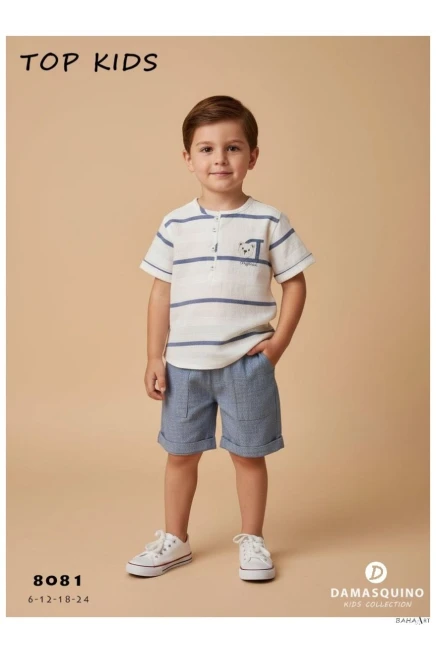 6-24 شهر صبي بدله تيشرت مع شورت