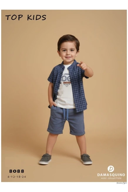 6-24 شهر صبي بدله قميص مع شورت