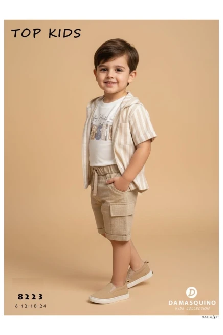 6-24 شهر صبي بدله قميص مع شورت