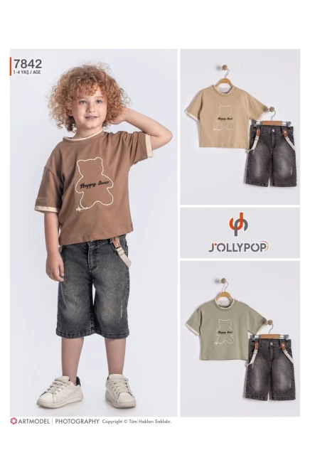 Tişörtlü Şort Takım