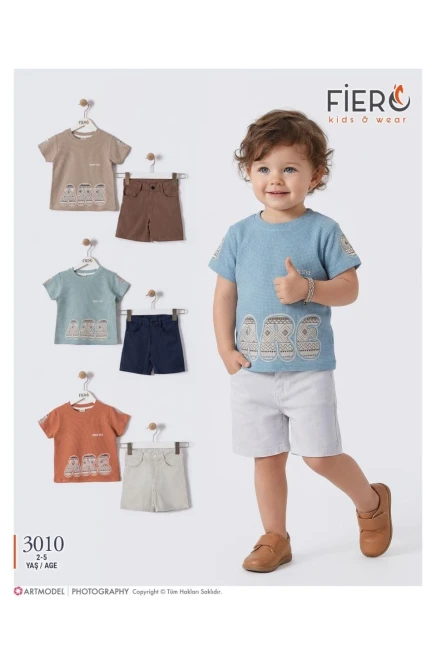 Tişörtlü Şort Takım