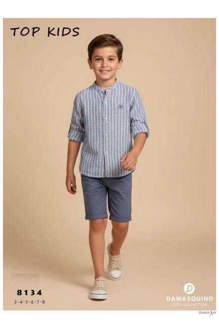 3-8 سنة صبي بدله قميص مع شورت