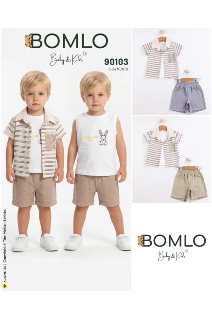 6-24 MONTH Boy SHORTS SET WITH SHIRT